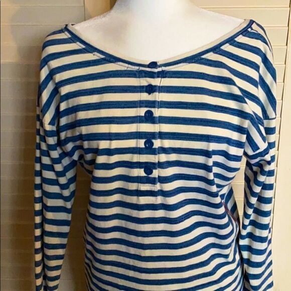 Gap Striped Lounge Shirt - Picture 1 of 3